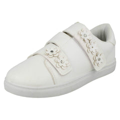 Girls Spot On Flower Strap Pumps