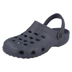 Childrens Unisex Spot On Clogs With Ankle Strap