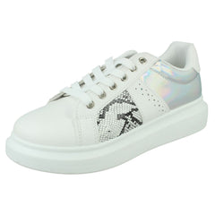 Ladies Spot On Casual Trainers F7196