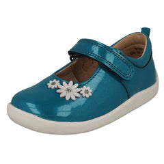 Girls Startrite Flower Detailed Shoes - Fairy Tale