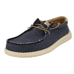 Mens Hey Dude Slip On Deck Shoes Wally Coastline Jute