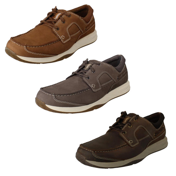 Mens Clarks Casual Lace Up Shoes Sailview Lace