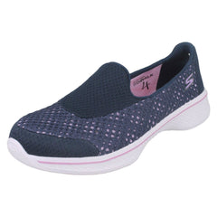 Girls Skechers Flats With Mesh Detail Go Walk 4 Kindle 81118