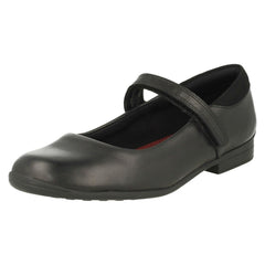 Girls Clarks Hook & Loop School Shoes Jamie Star