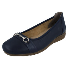 Ladies Rieker Slip On Ballet Pumps L9360