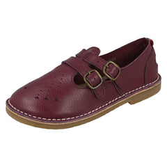 Girls POD Double Buckled Strapped Shoes Marley