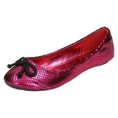 Girls Cutie Bow Detail Ballet Shoes H2241