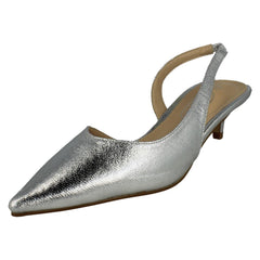 Ladies Spot On Slip On Evening Shoes F00490
