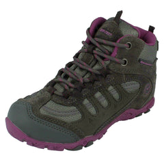 Girls Hi Tec Waterproof Ankle Boots Penrith Mid WP JRG