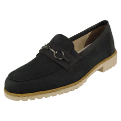 Ladies Rieker Flat Loafer Style Shoes 51860