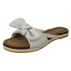 Ladies Savannah Flat Rope Edged Mules