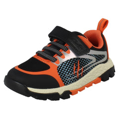 Boys Clarks Dinosaur Detail Casual Trainers Steggy2 Fly