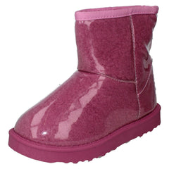 Girls Spot On Flat Boots H4188
