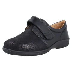 Ladies Wide Fitting Hook and Loop DB Shoes Petula