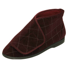 Mens Balmoral Wide Opening Boot Slippers VB M93