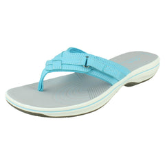 Ladies Clarks Toe Post Sandals Brinkley Sea