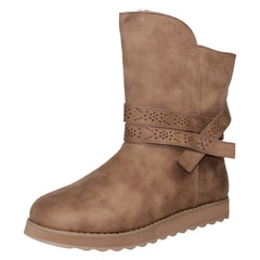 Ladies Skechers Warm Tech Memory Foam Boots Keepsakes 2.0 Night Peaks