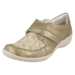 Ladies Remonte Hook And Loop Wide Fitting Shoes R7600