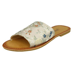 Ladies Savannah Patterned Mule Sandals