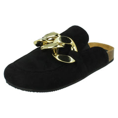 Ladies Spot On Flat Sliders F80541