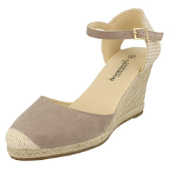 Ladies Savannah High Wedge Espadrilles