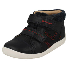 Boys Startrite Hook & Loop Fastening First Ankle Boots Adventure