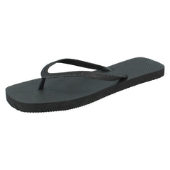 Ladies Spot On Squared Toe Flip Flops F00389