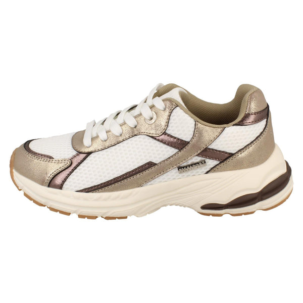 Ladies Elle Sport Chunky Lace Up Mesh Trainers F7563