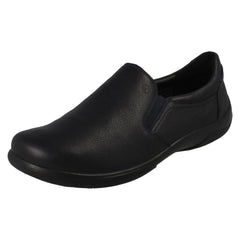 Ladies Padders Leather Slip On Extra Wide Dual Fitting Formal Shoes Nico
