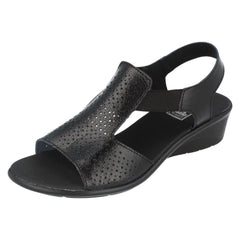 Ladies Down To Earth Casual Wedge Sandals F10879