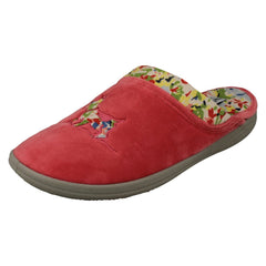 Ladies Padders Wide Fitting Slipper Mules Scotty