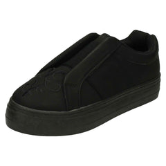 Ladies Spot On Flatform Creepers