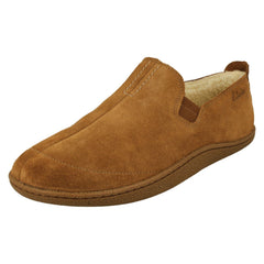 Mens Clarks Warm Lined Slippers Home Mocc