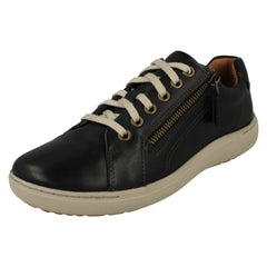 Ladies Clarks Casual Lace Up Trainers - Nalle Lace