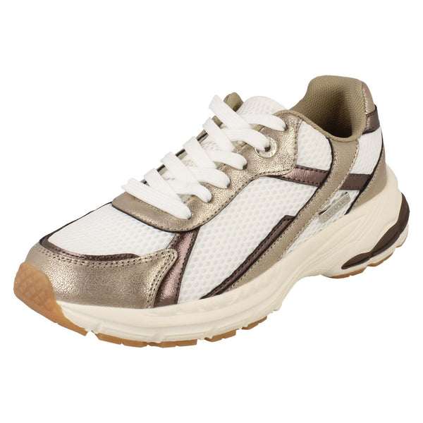 Ladies Elle Sport Chunky Lace Up Mesh Trainers F7563