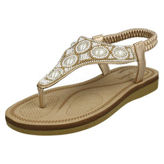 Ladies Savannah Pearl Toepost Sandals