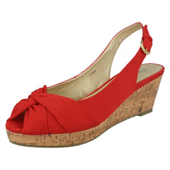 Ladies Savannah Mid Wedge Sandals