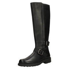 Ladies Clarks Buckle Detail Knee High Boots Orinoco2 Tall