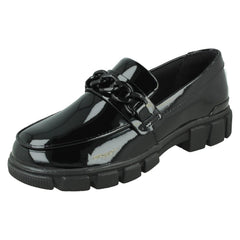 Girls Clarks Chunky Sole School Shoes Evyn Walk K