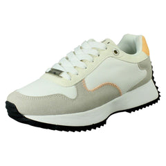 Ladies Elle Sport Slight Wedge Lace Up Trainers F7347