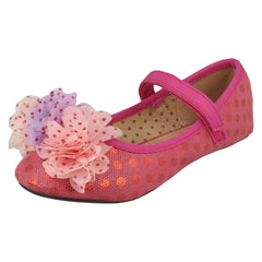 Girls Cutie Flat Party Shoes