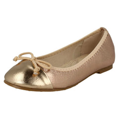 Girls Spot On Bow Detailed Ballerina Shoes