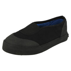 Unisex Spot On Slip On Canvas Shoes