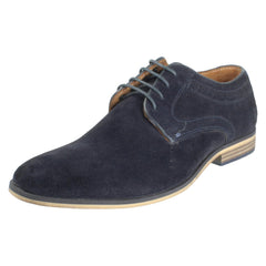 Mens Front Suede Leather Lace Up Smart Shoes Carter FR740