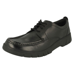 Boys Clarks Lace Up Moccasin Shoes Branch Lace Y
