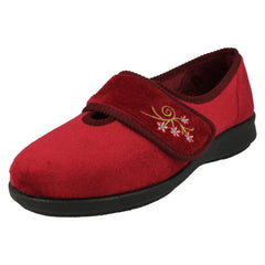 Ladies DB Shoes 2V Fitting Strap Fastening Slippers Caroline 2