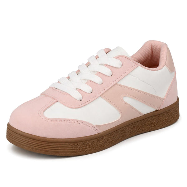 Girls Spot On Lace Up Trainer H2696