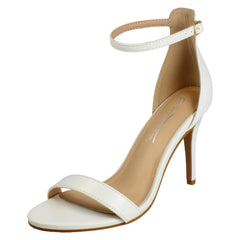 Ladies Anne Michelle High Heeled Wide Fit Evening Sandals F12109