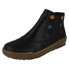 Ladies Rieker Fleece Lined Zip Fastening Ankle Boots N0751