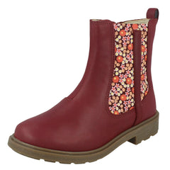 Girls Clarks Casual Ankle Boots Astrol Orin